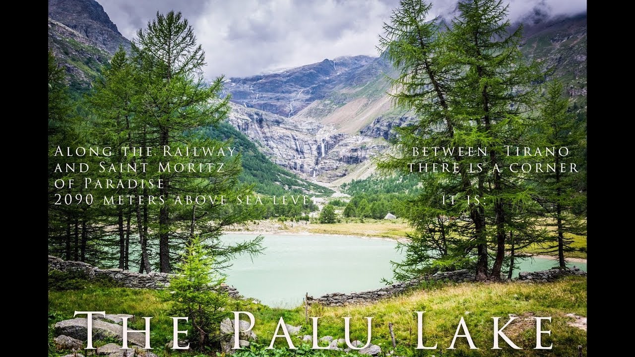 Swiss Alps: Flying over Palu Lake - Alp Grum - in 4K