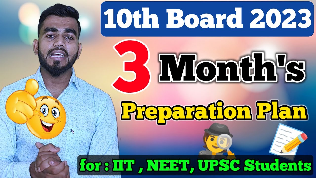 3 Month's Preparation Plan for Class 10 2023 || How to complete 10 in 3 Months || 2023 10 board cbse