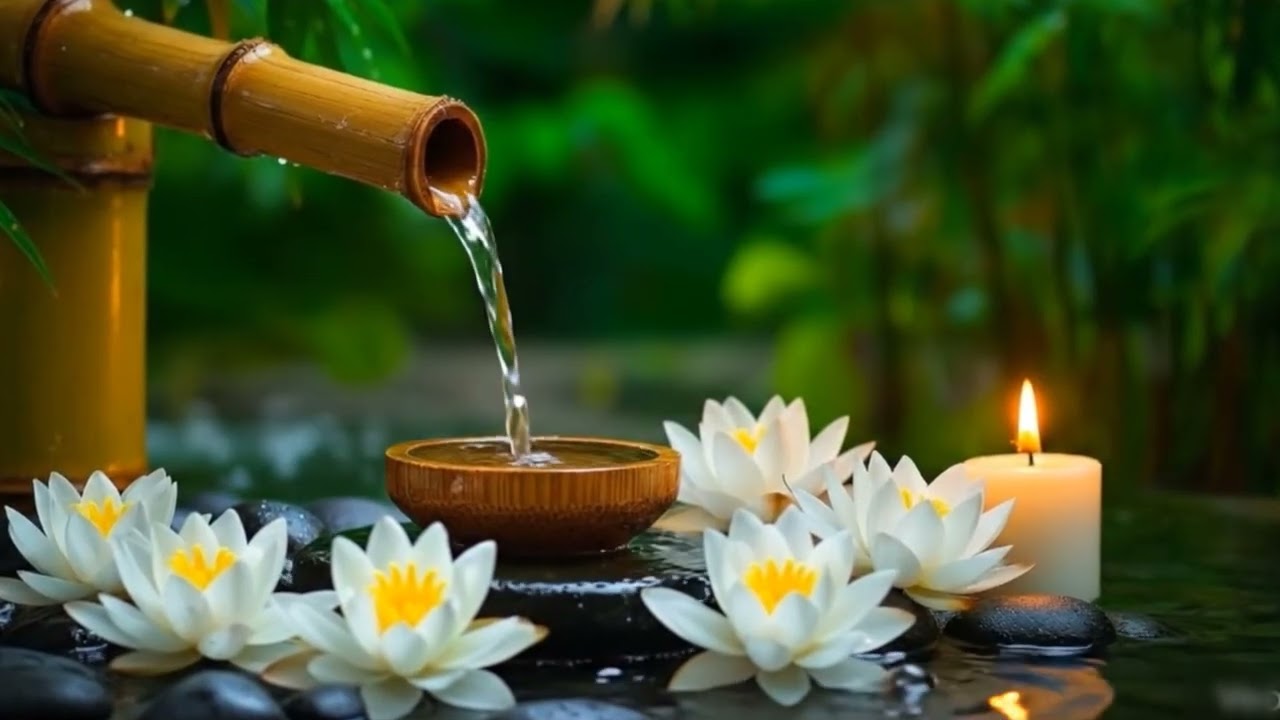 Relaxing Zen Music with Water Sounds • Peaceful Ambience for Meditation, Spa, Yoga and Relaxation