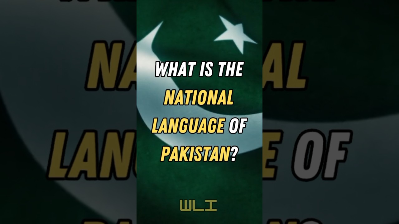 What is The National Language Of Pakistan? 