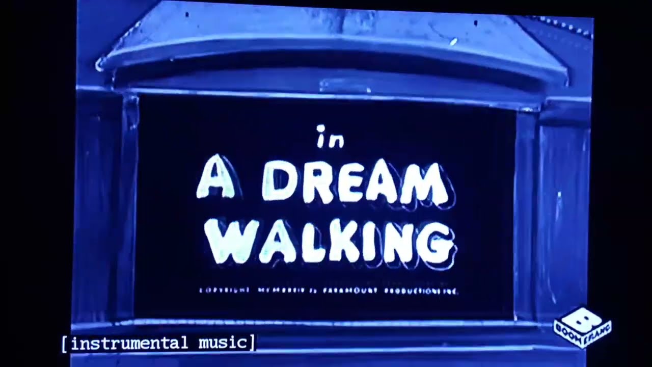Popeye The Sailor | A Dream Walking | 1934 | Opening And Closing (Boomerang Screenbug)