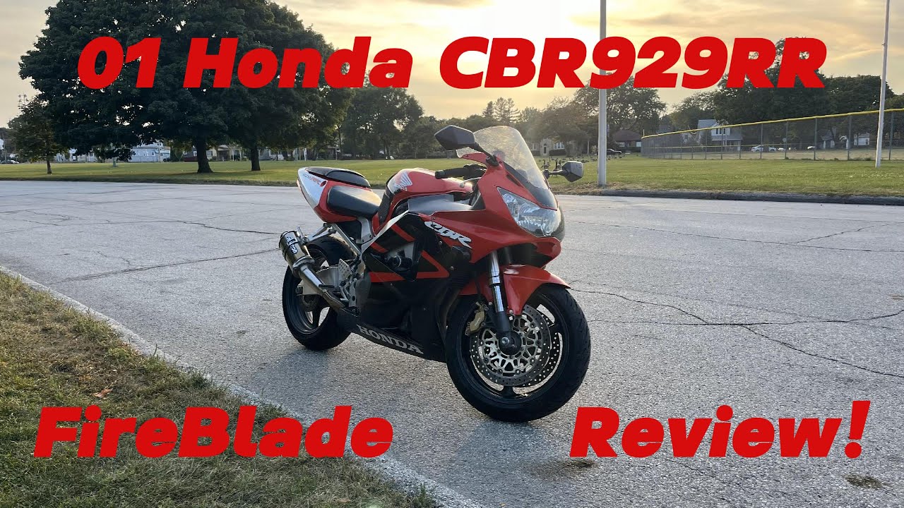 Reviewing My 2001 Honda CBR 929RR FireBlade!