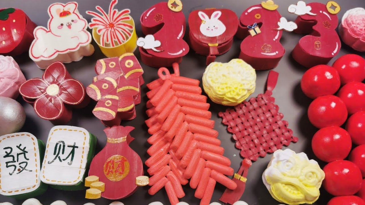 🧧Soap boxes with starch and foam 🧨 Clay cracking 🧨 Soap Chips 🎈 Soap Balls 🎈 Soap Roses🐰ASMR Soap 🧧