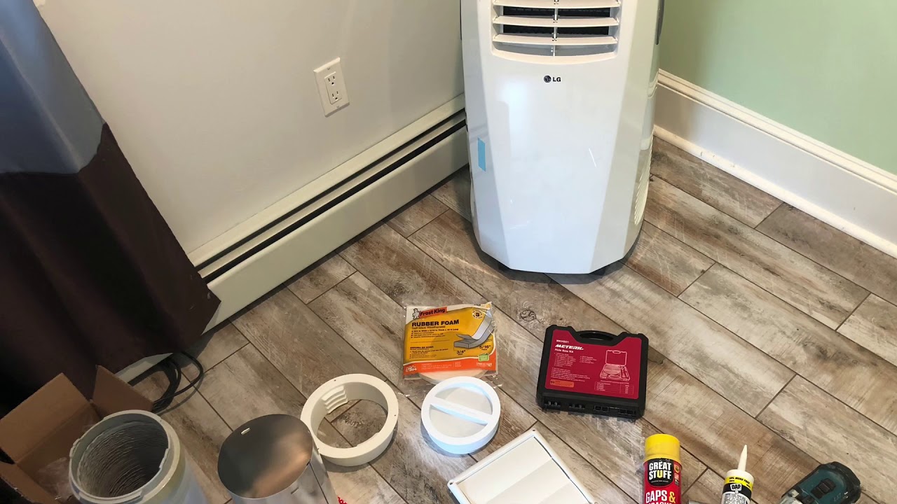 How to DIY Venting portable AC unit through wall