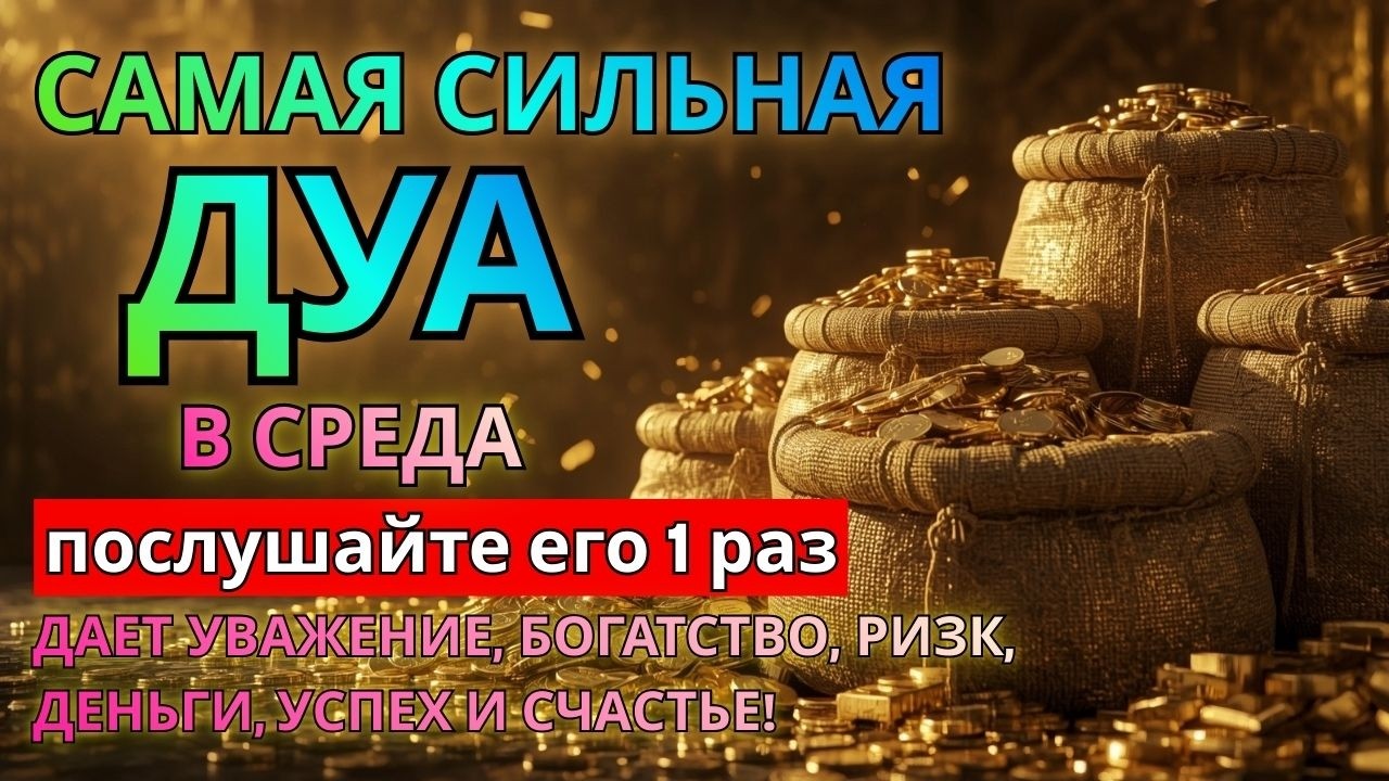 🔴Дуа В СРЕДА Все желания сбываются! #дуа