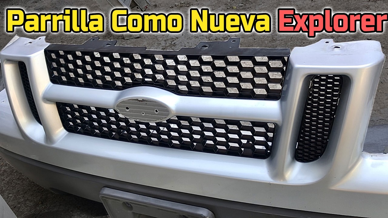 Cómo Pintar la Parrilla de la Ford Explorer Sport Trac y dejarla como NUEVA