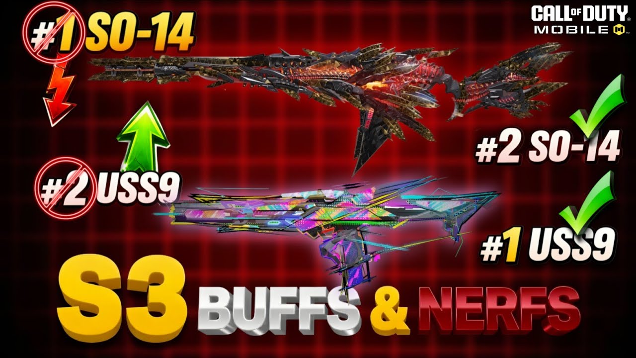 Cod Mobile Season 3 Major Buffs and Nerfs (2026) #codm 