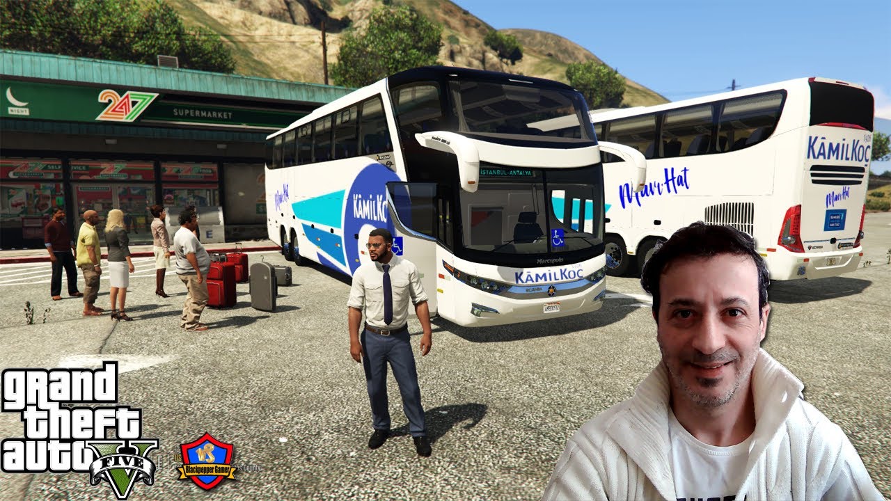 GTA 5 OTOBÜS MODU-KAZA YAPTIK ! (GTA 5 gerçek HAYAT)#1