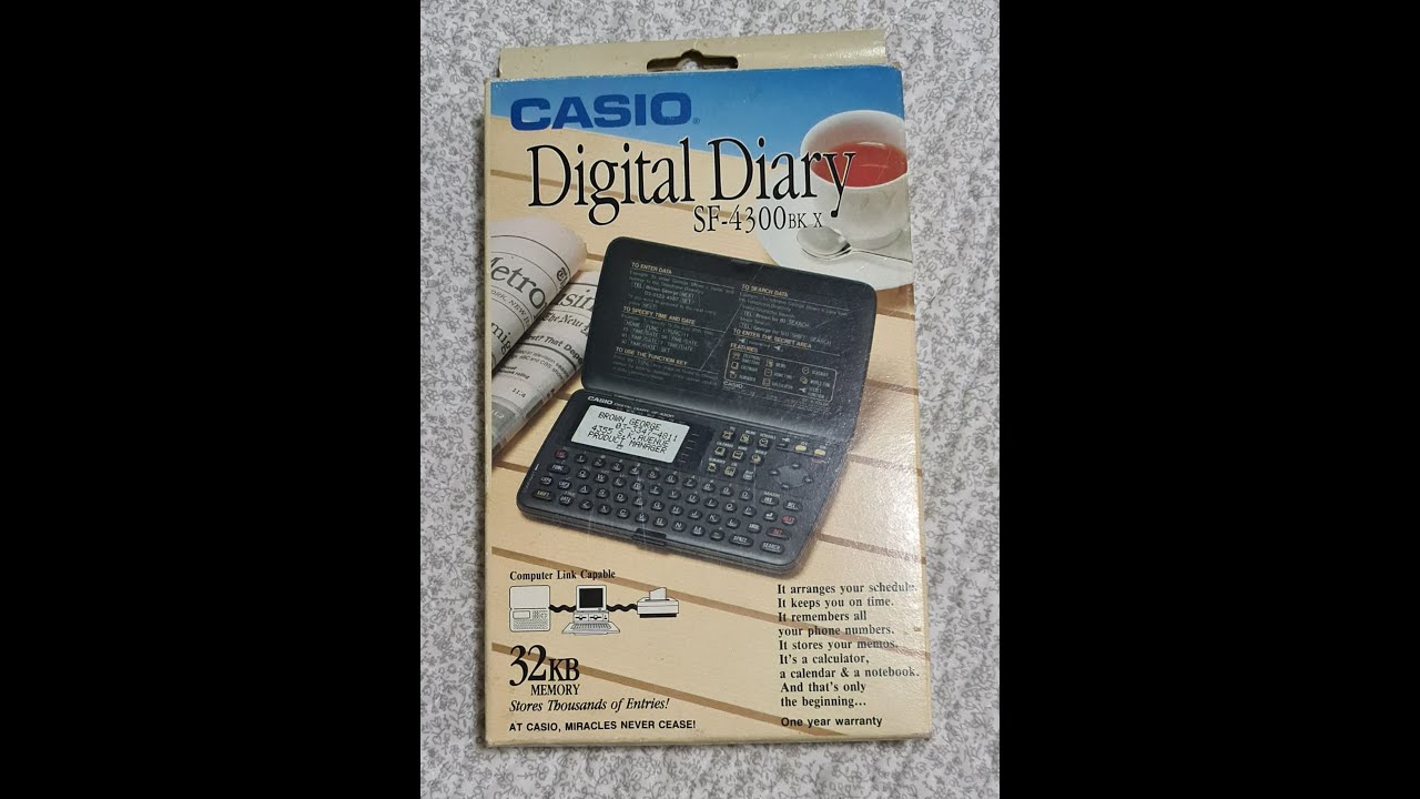 Sold this vintage Casio electronic diary on my eBay store and this is how I packed it for the buyer.