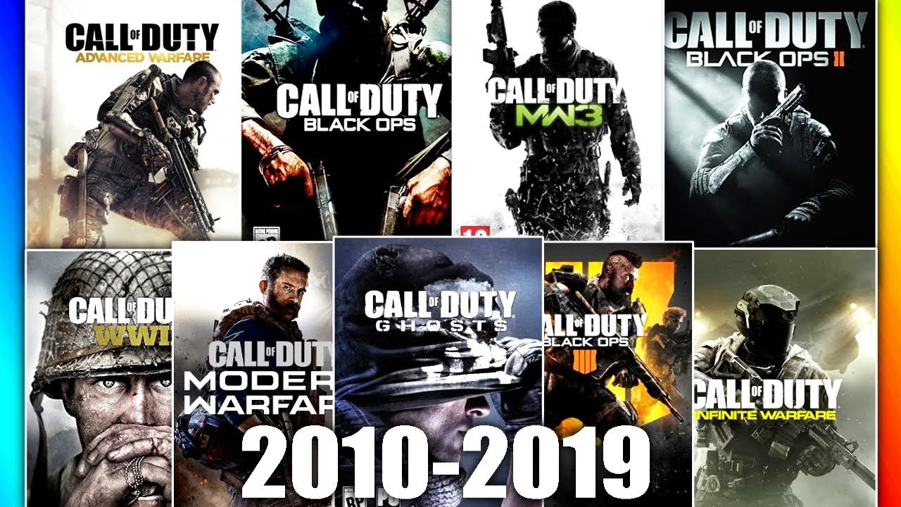 ALLE CODs des JAHRZEHNTS | 2010-2019