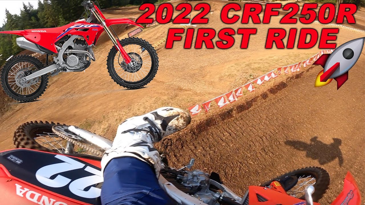 2022 HONDA CRF250R FIRST RIDE🚀