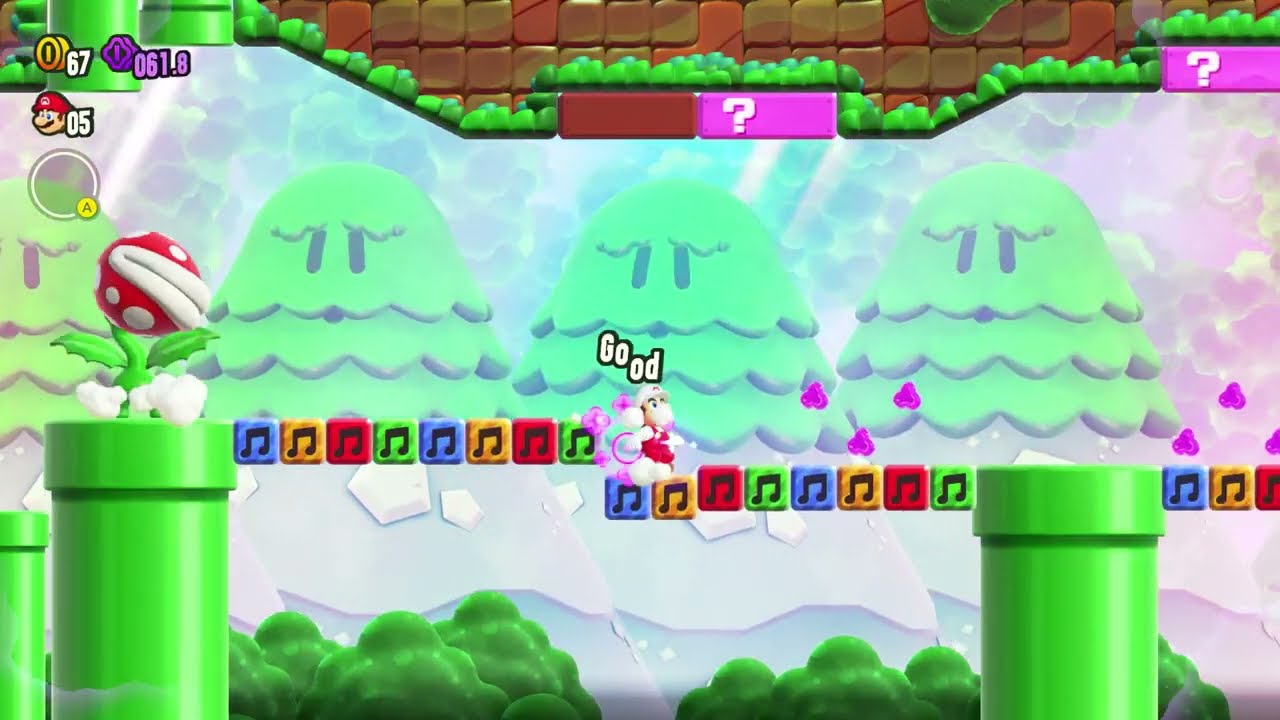My first time recording Super Mario Bros. Wonder!