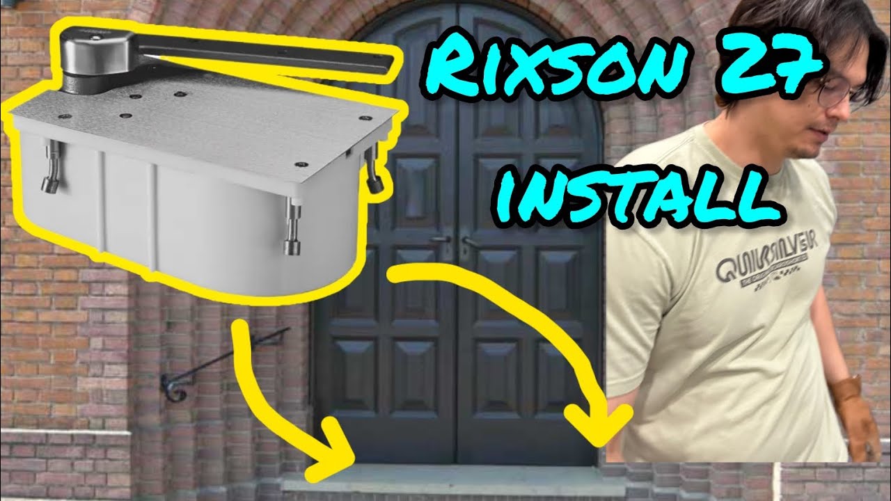 Rixson 27 (Triangle Spindle) Under Floor Door Closer Installation