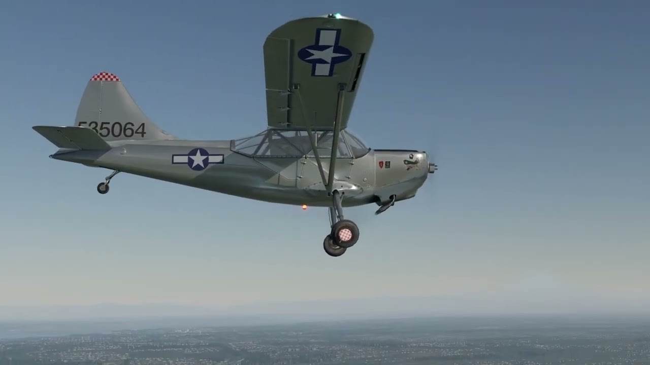 Stinson L-5- Tailwheel Ops Tutorial - X-Plane 11