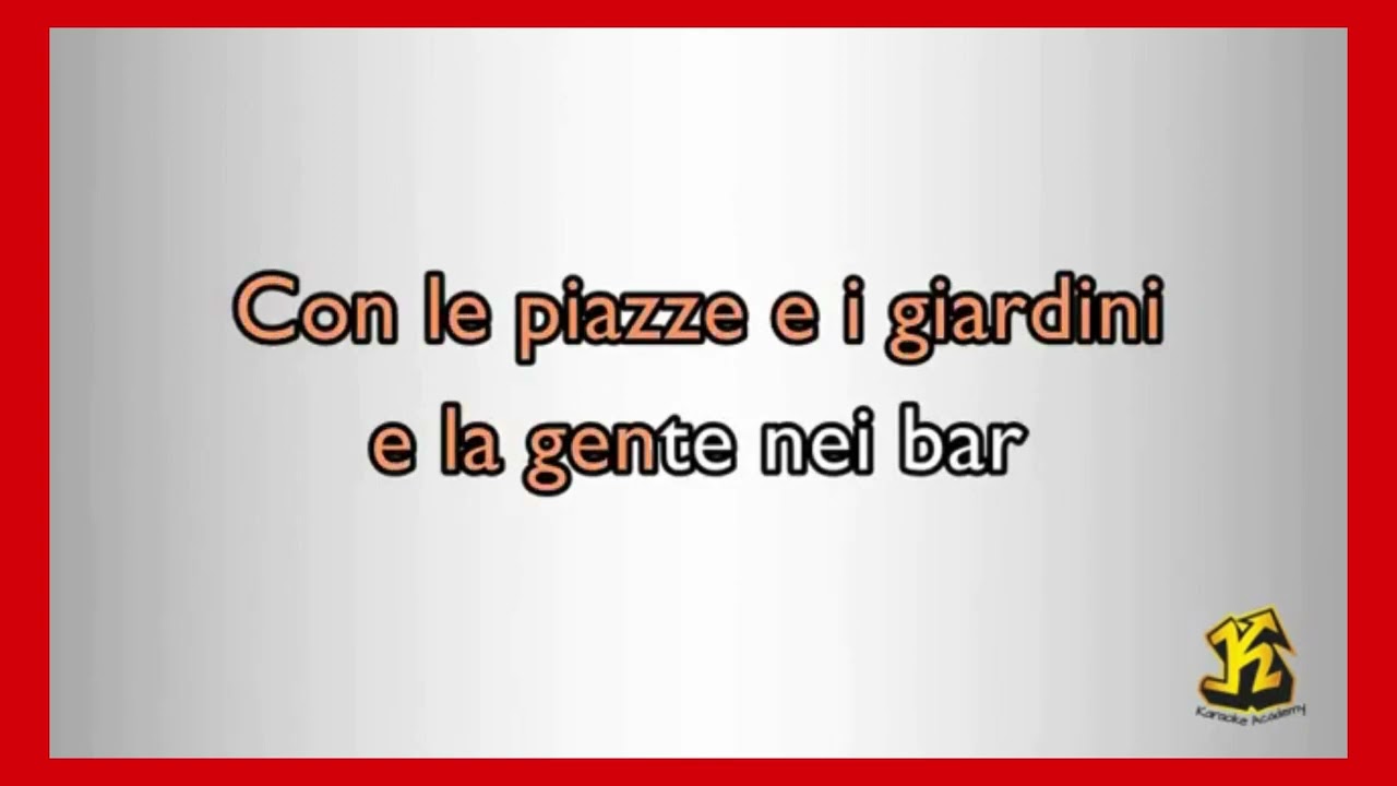 LA SERA DEI MIRACOLI - LUCIO DALLA - KARAOKE - LOWER KEY - KARAFUN
