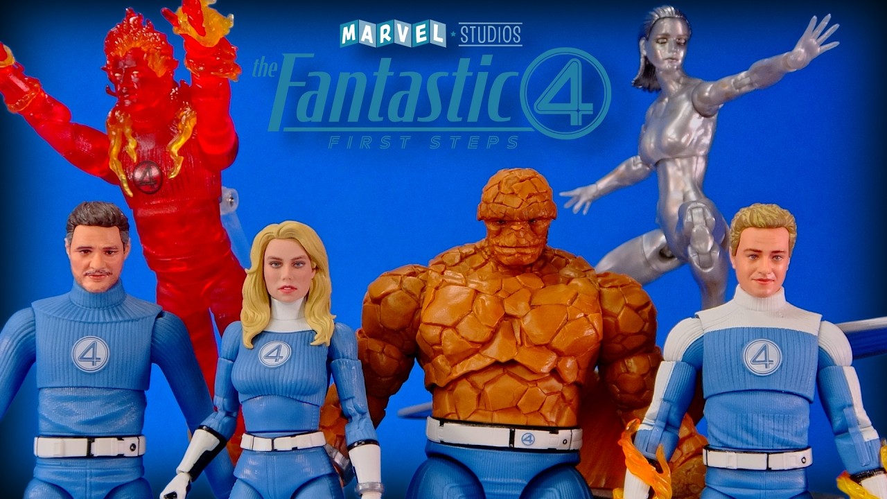 Marvel Legends Fantastic Four Mr. Fantastic Invisible Woman Thing Human Torch Silver Surfer Overview