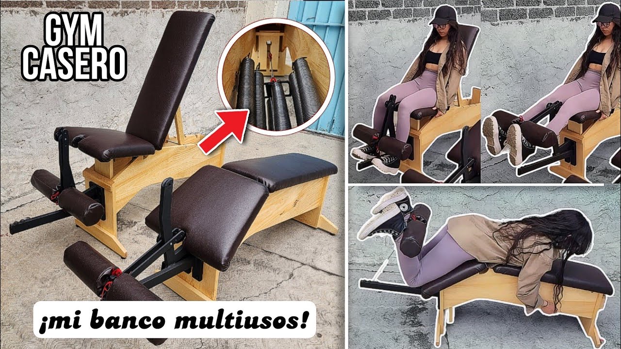 MI BANCO MULTIUSOS CASERO: ¡Perfecto para ejercitarte en casa!