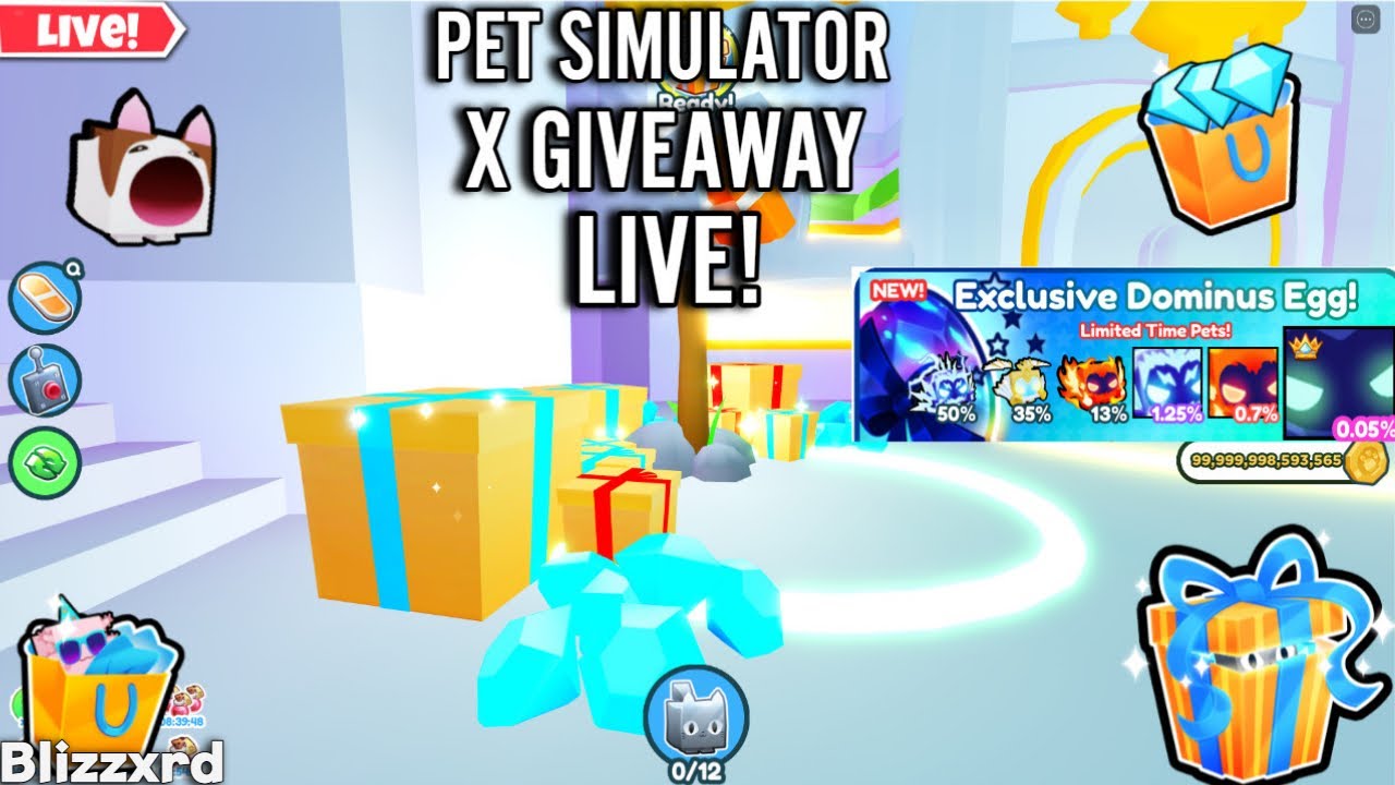 🔴 LIVE Roblox Pet Simulator X 💎GEMS/EXCLUSIVES/RAINBOWS MAILBOX GIVEAWAY! #roblox #petsimulatorx