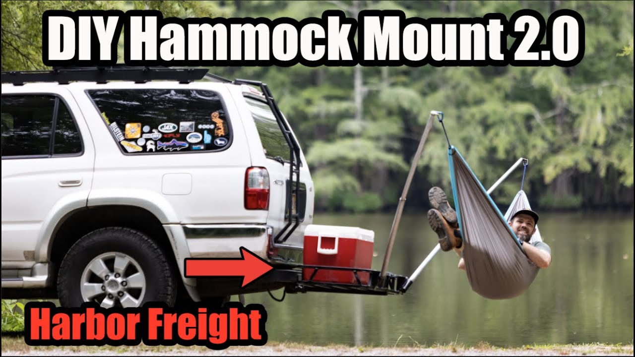 Building a Hammock Mount using a Harbor Freight Cargo Rack