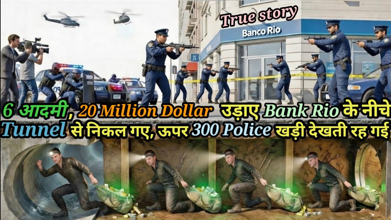 249 करोड़ की लूट, 6 आदमी और बैंक के नीचे की सुरंग से गायब?