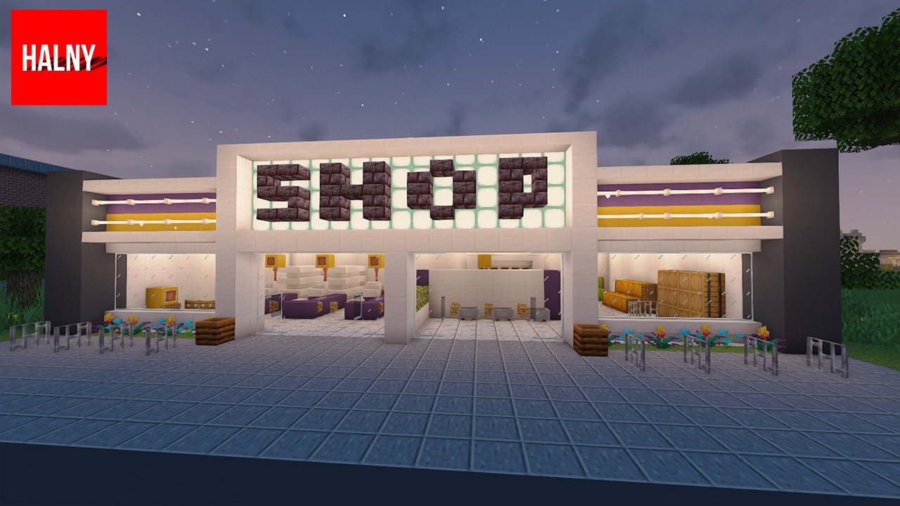 Minecraft city shop tutorial