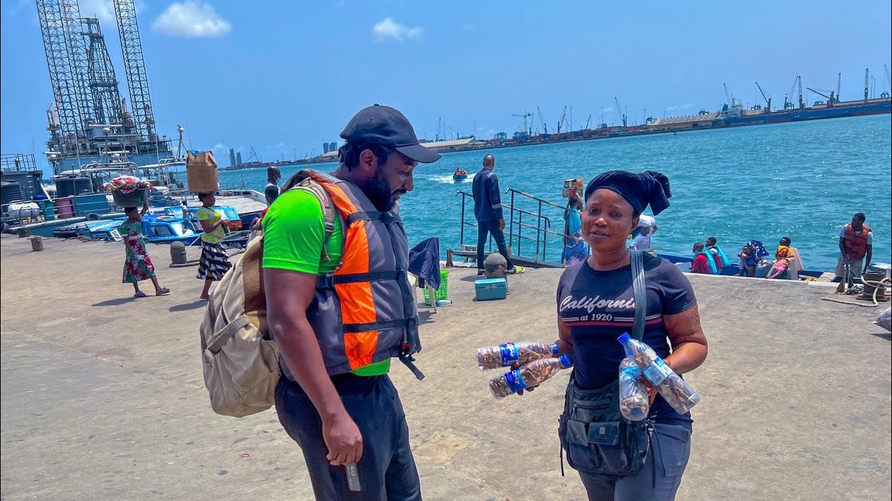 Traveling On Boat To Badagry Cradle Of Civilization in Nigeria - Badagry BBQ Chicken Street Food