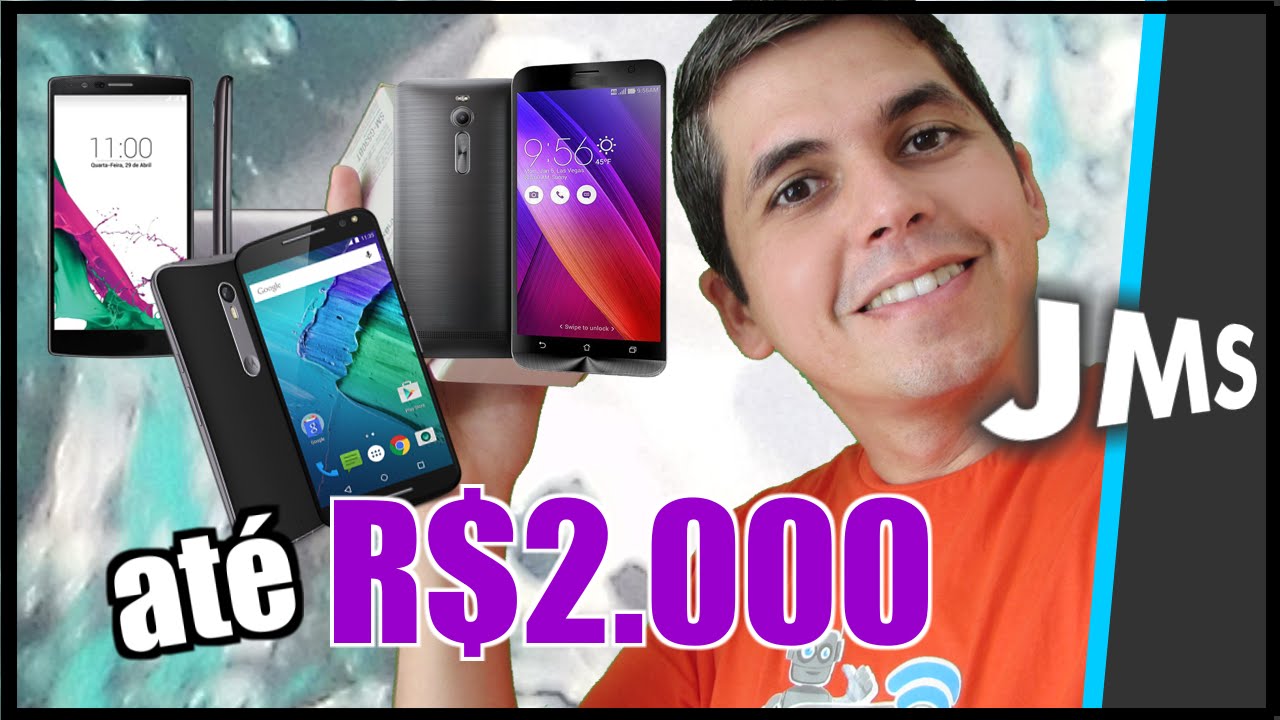 Os 3 melhores Telefones Celulares de até R$ 2.000