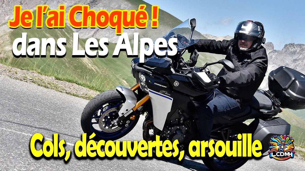 Découvre les routes secrètes des Alpes en moto ! Road trip moto  Tracer 9 GT+ vs Honda NT1100