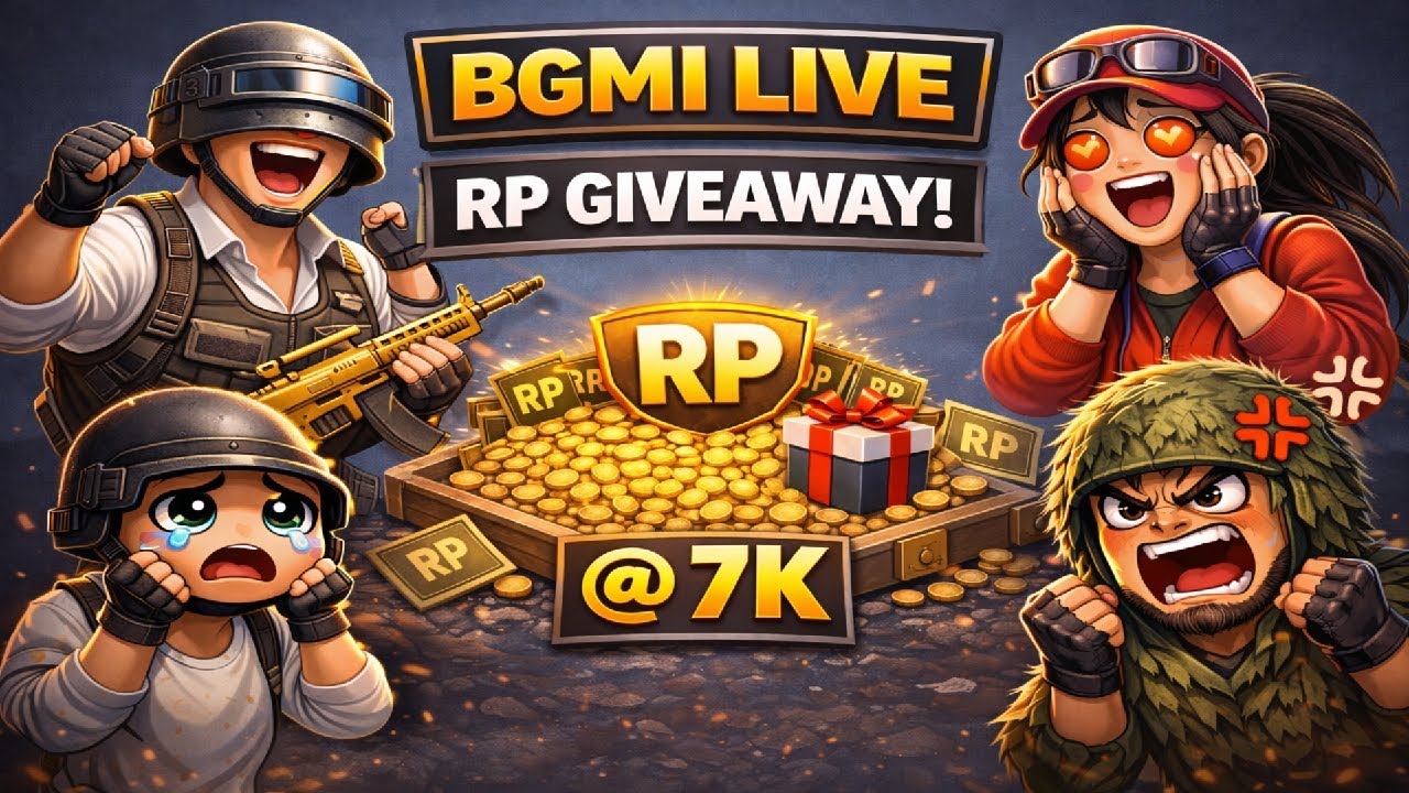 BGMI LIVE 🔴 Crazy Fights | Active Viewers RP @7K 🎁
