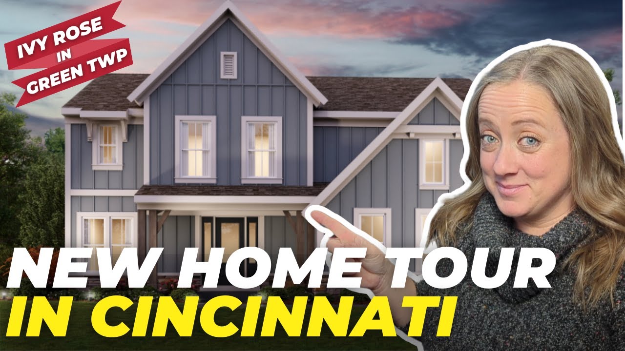 New Home Tour of Ivy Rose by Fischer Homes in Cincinnati OH: New Community on Cincinnati's West Side