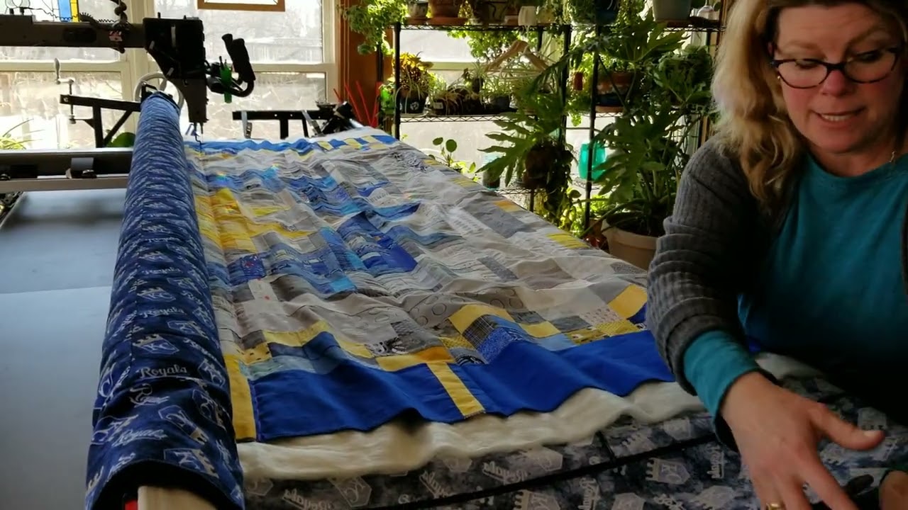 How to do a full baste a quilt on your Longarm