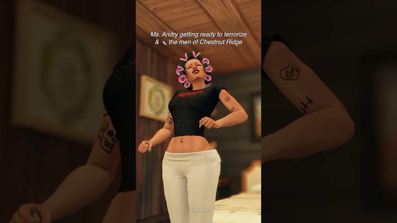 Вышел новый эпизод Sims 4 Black Widow Challenge! 🤭🕷️ 