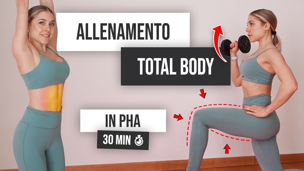 Allenamento Tonificazione in PHA a Circuito: Braccia, Spalle, Gambe e Glutei con pesetti