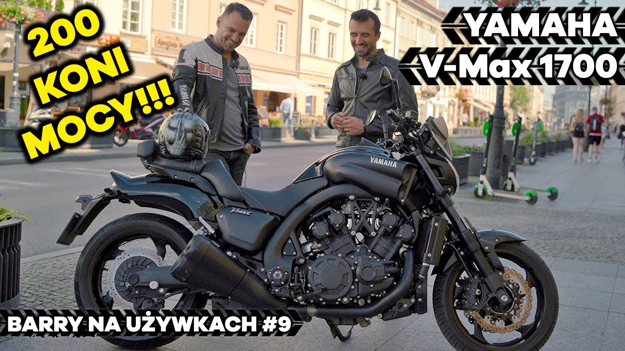 Yamaha V-Max 1700 (2016) - palenie gumy nigdy dotąd nie było tak proste! Barry na używkach #9