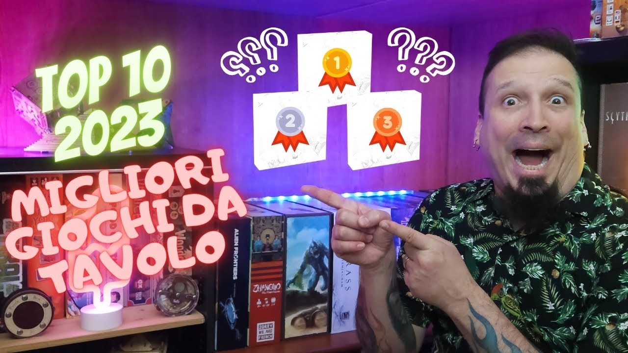 I MIGLIORI GIOCHI DA TAVOLO DEL 2023 | Due chiacchiere con il Meeple con la Camicia