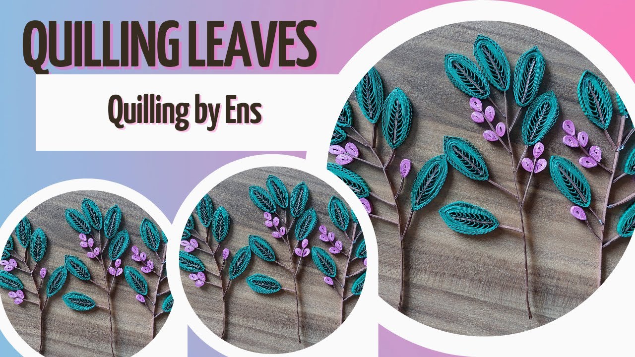 How to quill Leaves with Flowers || #quilling #quillingart #quillingcrafts #worldofwarcraft #diy
