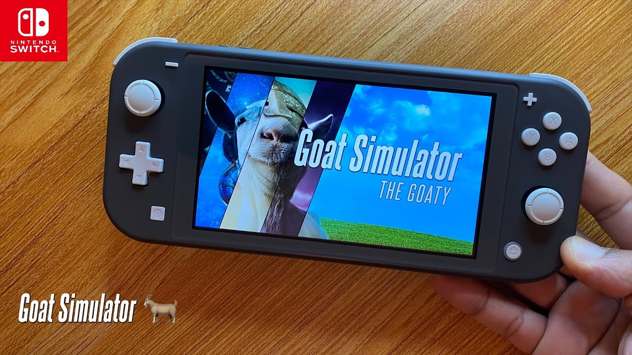 Goat Simulator: The Goaty Nintendo Switch Lite Gameplay