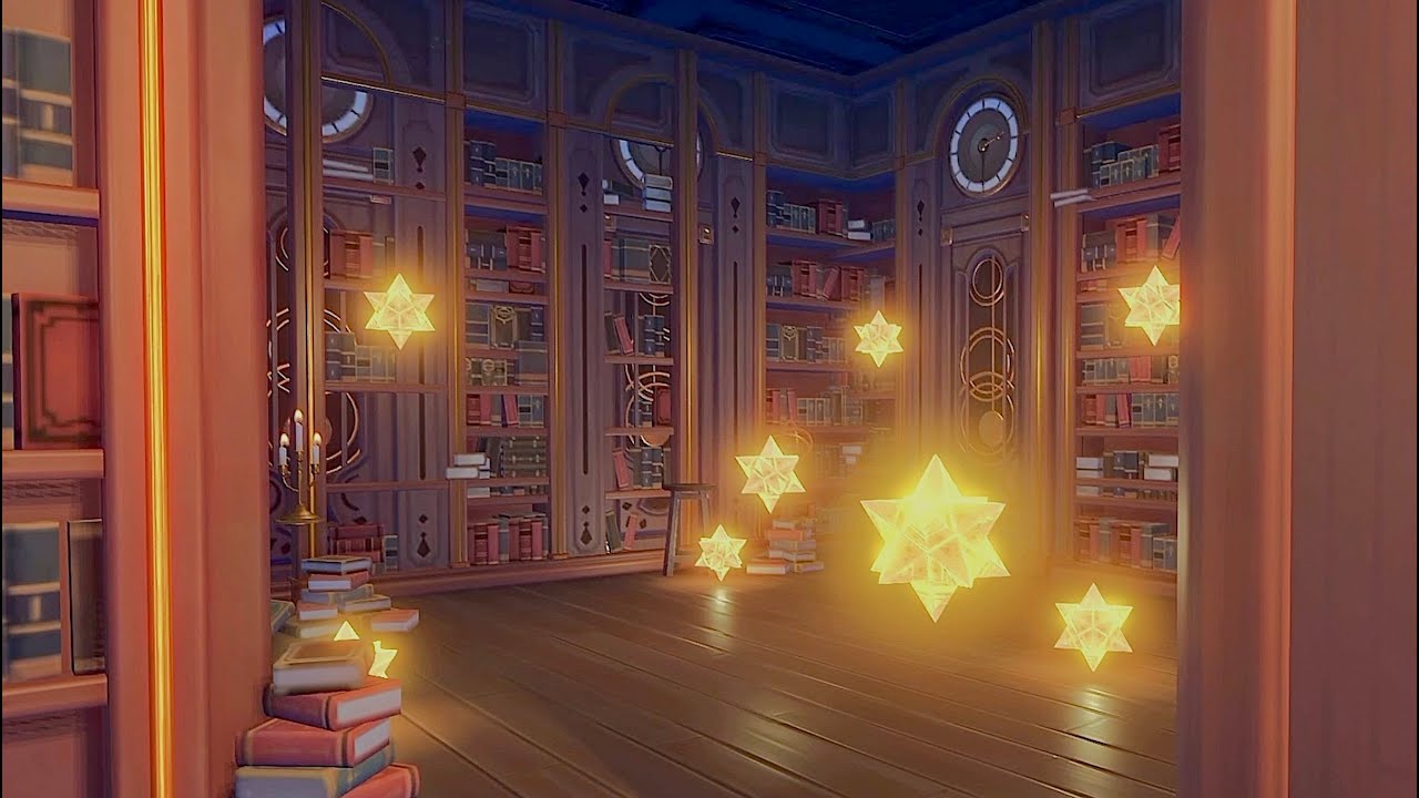 Library of Stars 💫✨｜Genshin Impact Serenitea Pot Tour [原神 尘歌壶]