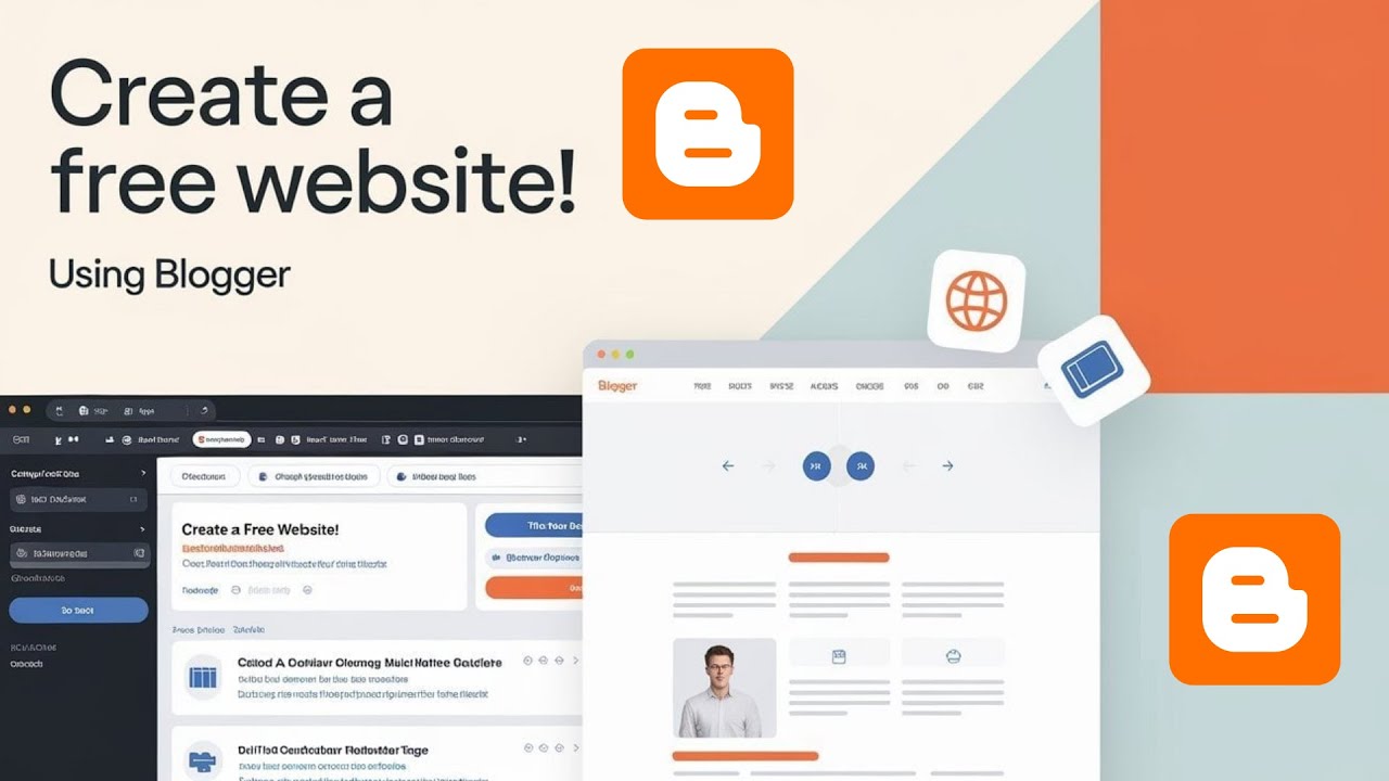 How to create a free website using Blogger