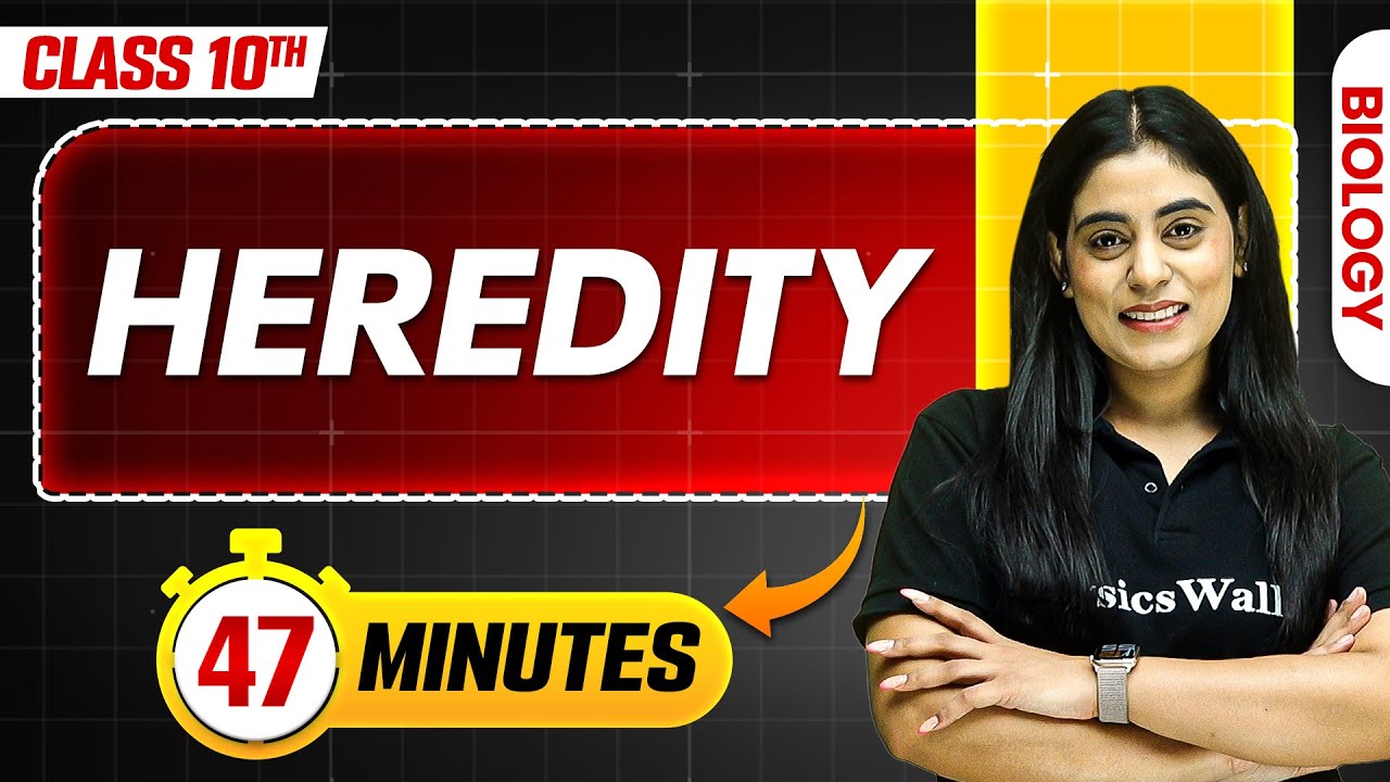 Class 10 Heredity and Evolution in 47 Minutes | Mind Map Series for Class 10th