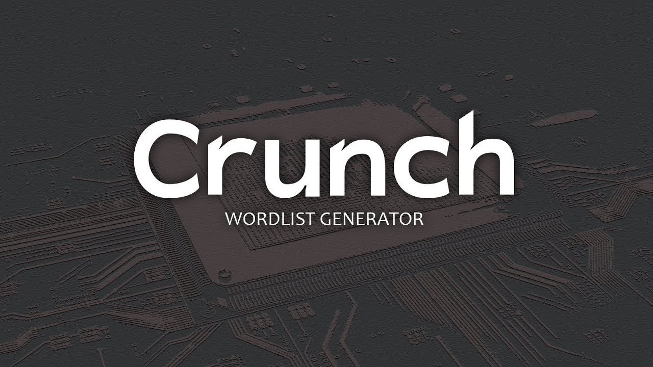 Создание собственного списка слов с помощью инструмента Crunch для Kali Linux