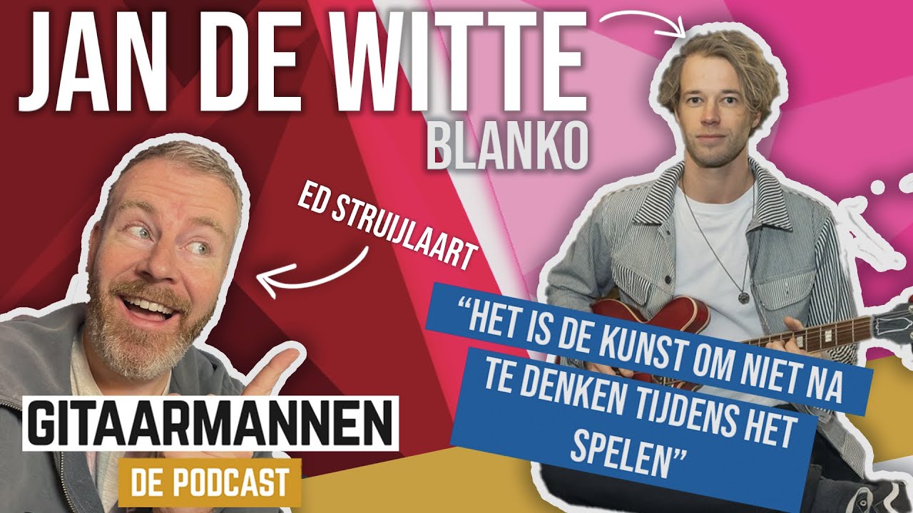 Ex 3J&rsquo;s JAN DE WITTE (BLANKO): &lsquo;het is de kunst niet na te denken tijdens het spelen&rsquo;