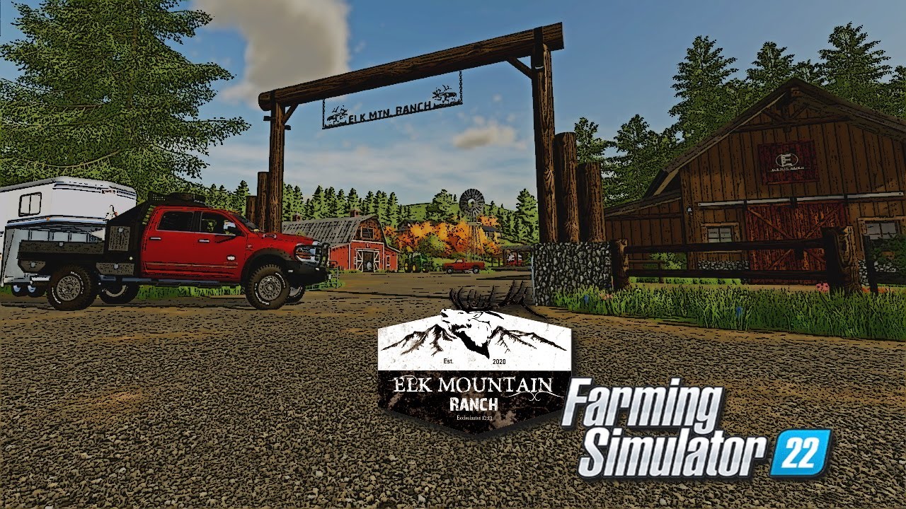 (FS22) Building the Elk Mountain Ranch on No Mans Land