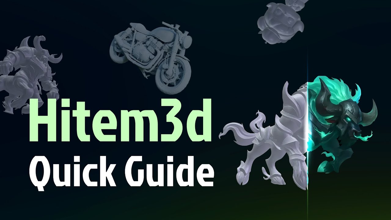 Hitem3D Tutorial in 2 Steps! ✨
