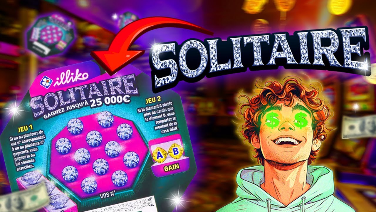 💥 Grattage de Tickets SOLITAIRE : La Fortune au Bout des Doigts ?! 💰