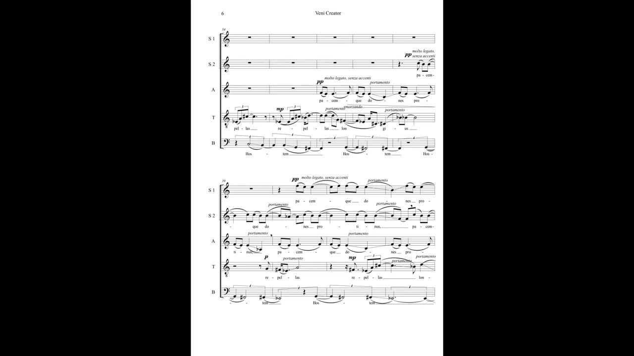 VENI CREATOR SPIRITUS - for mixed choir or soli &aacute; cappella | CHRISTIAN BLAHA (2002)