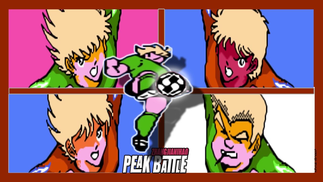 Captain Tsubasa 2: Germany vs. United States (Hack) (Peak Battle/By Zhangjianihao) |【NES】