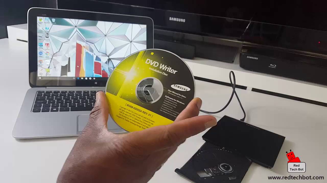 Обзор портативного USB-DVD-привода Samsung