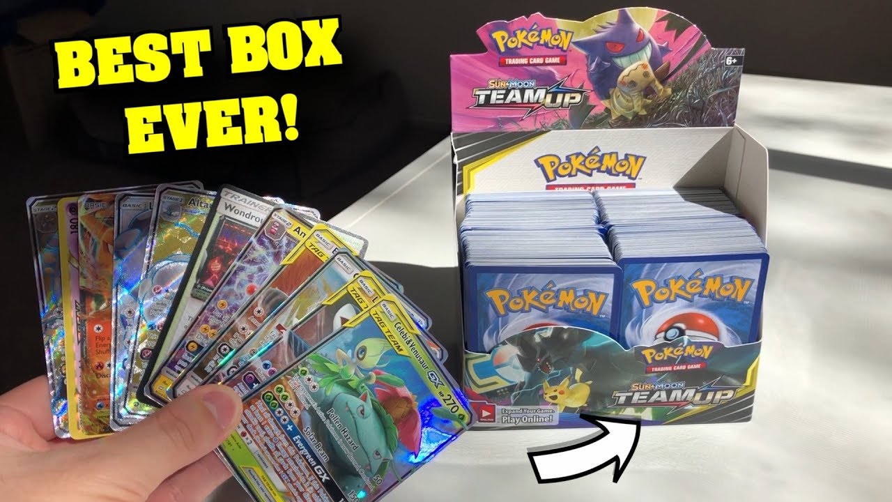 *TONS of Ultra Rares!* Probably the BEST Pokemon Card Booster Box of Team Up EVER OPENED!