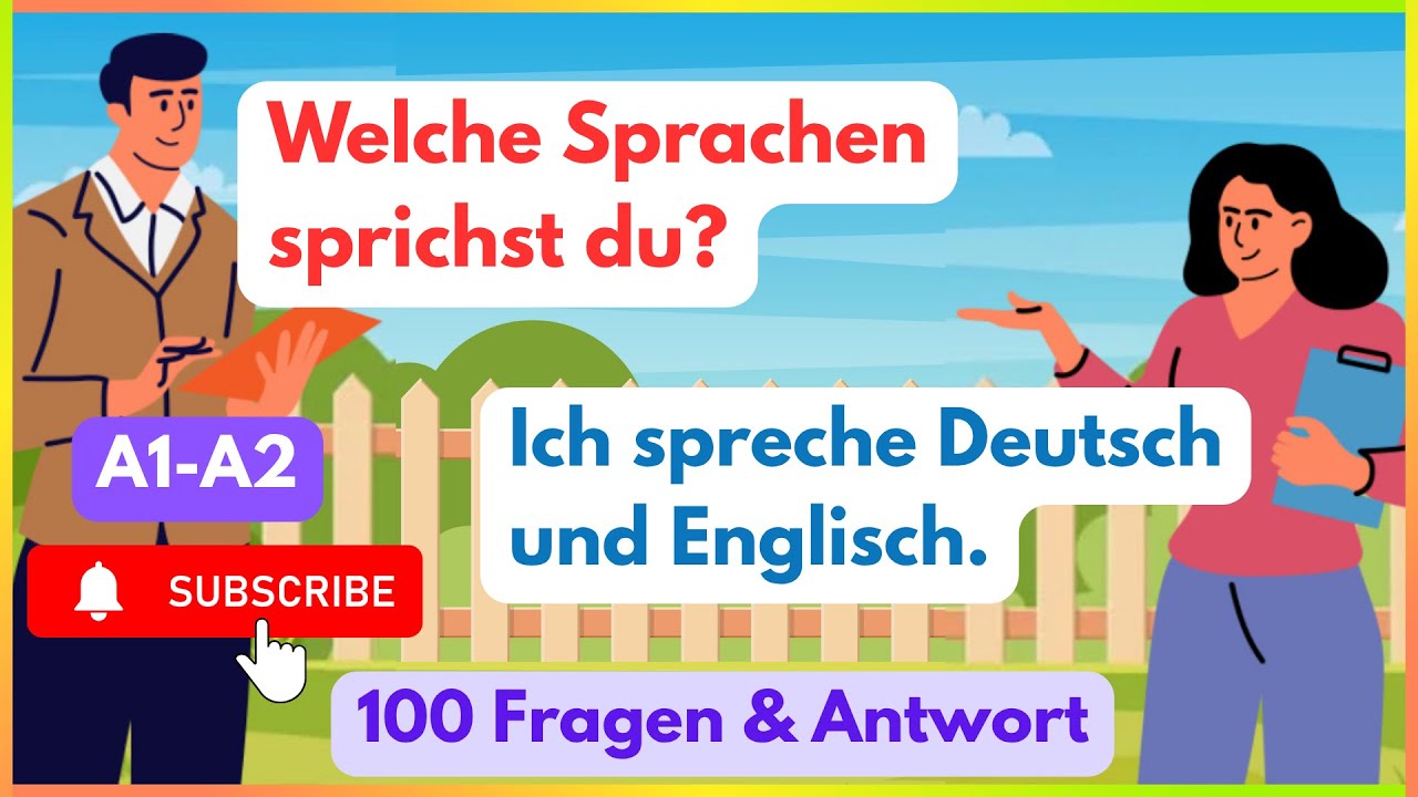 📚 Fragen & Antworten auf Deutsch für den Alltag | Zusammenstellungsvideo (A1–A2) 🇩🇪 #deutschlernen 